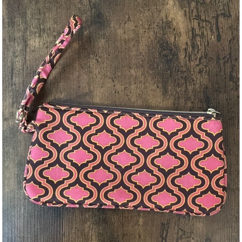 Vtg Victoria's Secret Wristlet Coin Wallet Makeup Cosmetic Bag - Picture 3 of 5